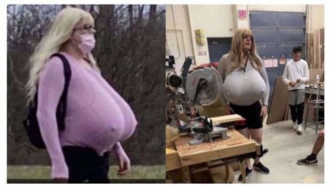Chris Sky: Trans Teacher with Giant Fake Boobs now Teaching in Canadian High School