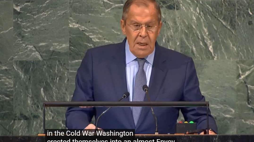 lincolnkarim Russian Foreign Minister Sergey Lavrov Speaks at UNGA Sept 24 2022