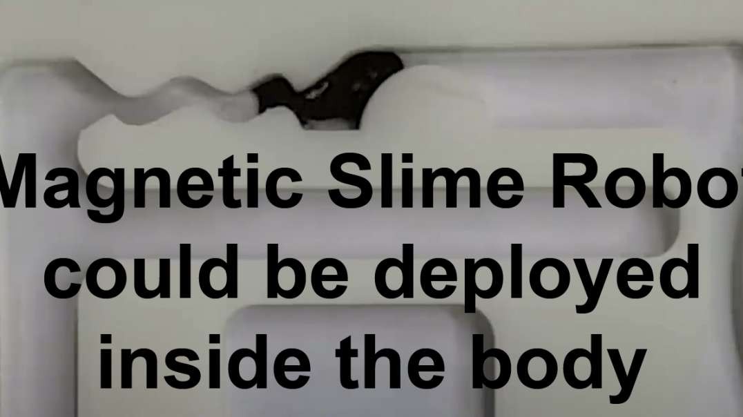 Magnetic Slime Robot - could be deployed inside the body