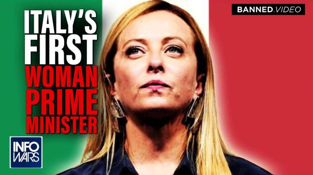 Globalists Panic as Italy Moves to Elect First Woman Prime Minister