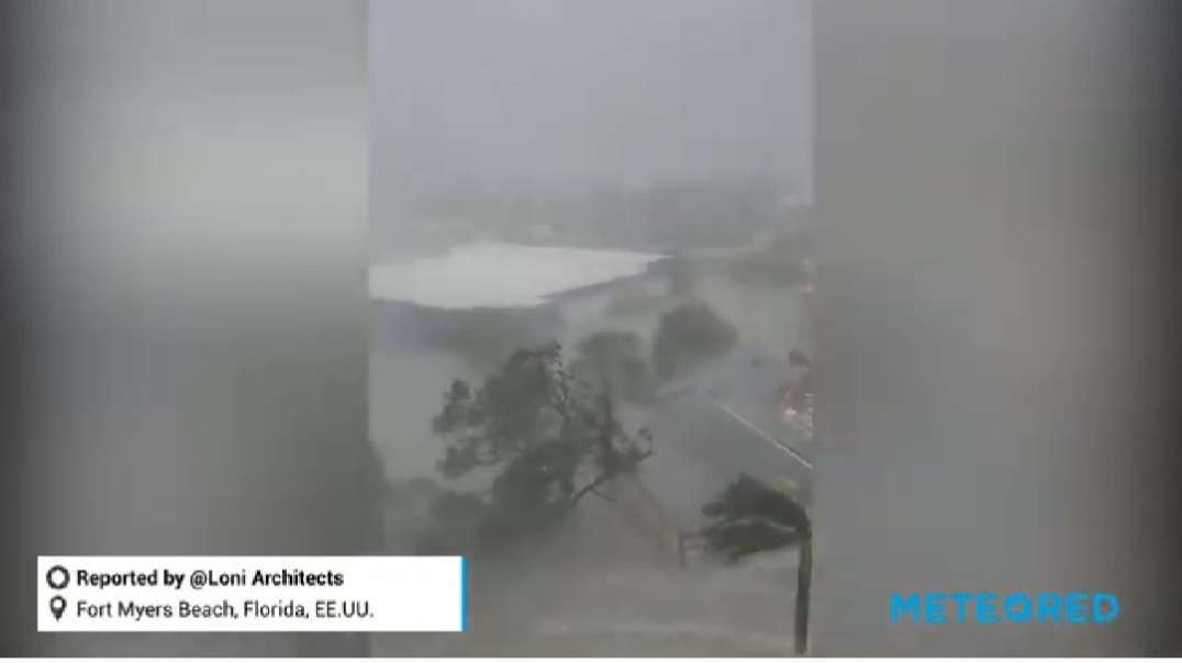 Hurricane Ian hits Florida, USA, hard.mp4