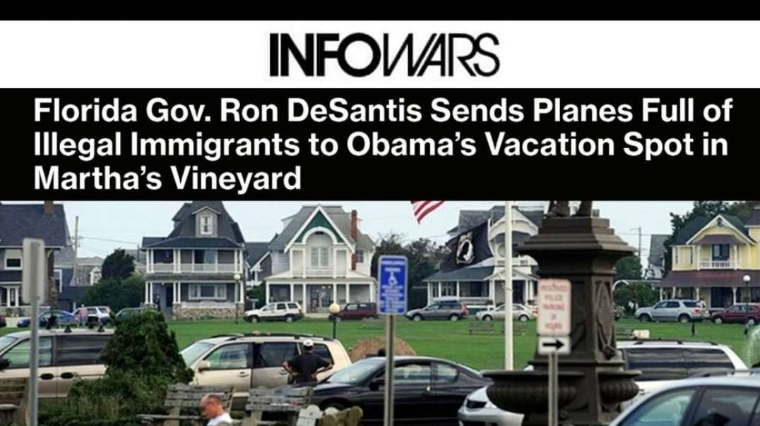 VIDEO- Left Panics After Republican Governors Send Illegals to Martha's Vineyard in DC