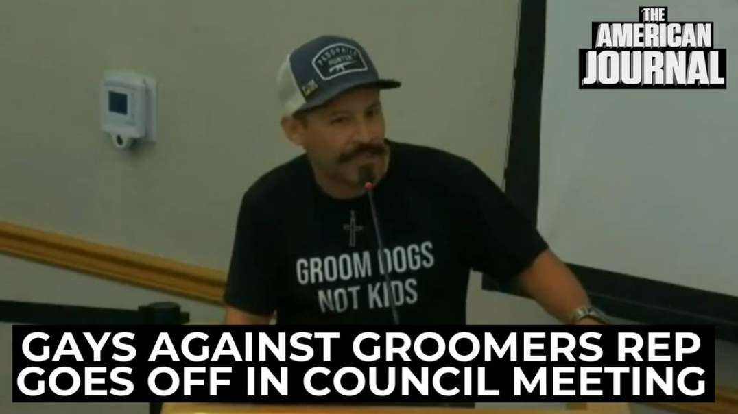“Gays Against Groomers” Representative Gives POWERFUL Testimony To California City Council