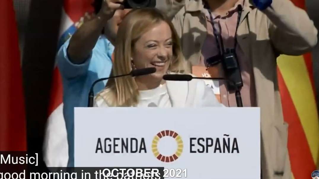 Italy Election Giorgia Meloni Speeches 2021 And Sept 2022.mp4