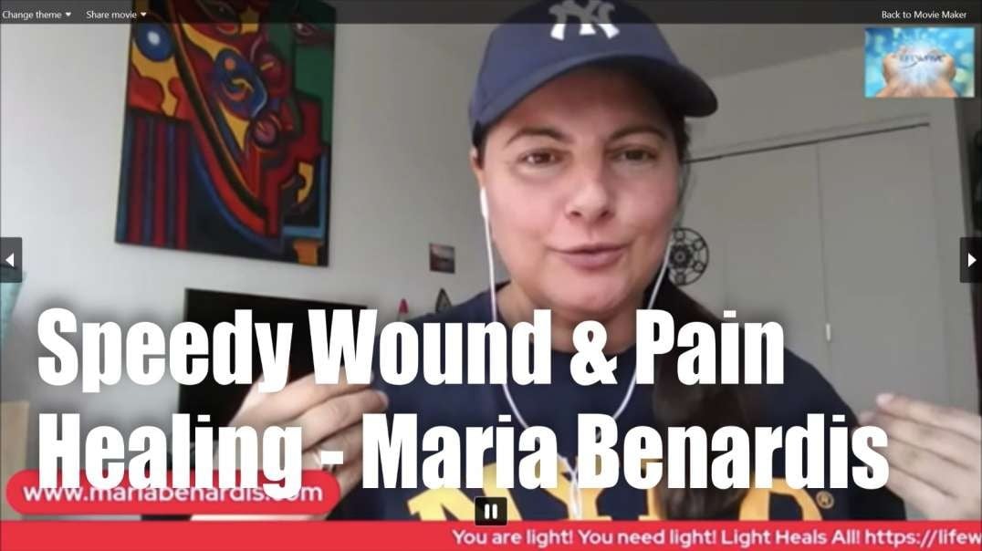 Speedy Wound & Pain Healing with Maria Benardis