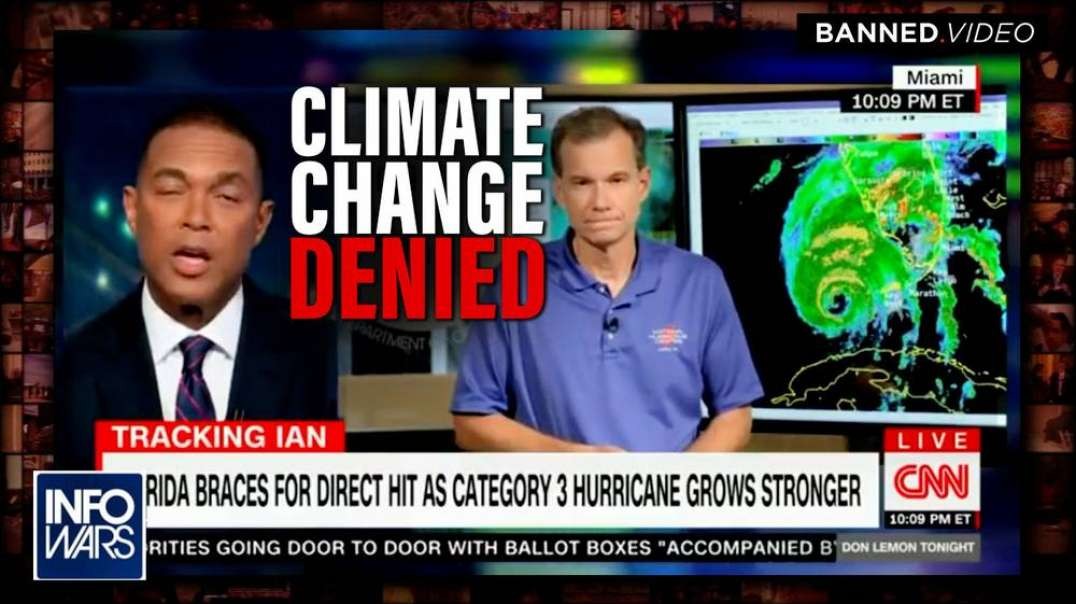 MUST WATCH- Top Scientists Confirm Hurricane Strength Declining, Not Increasing as Ian Hits Florida