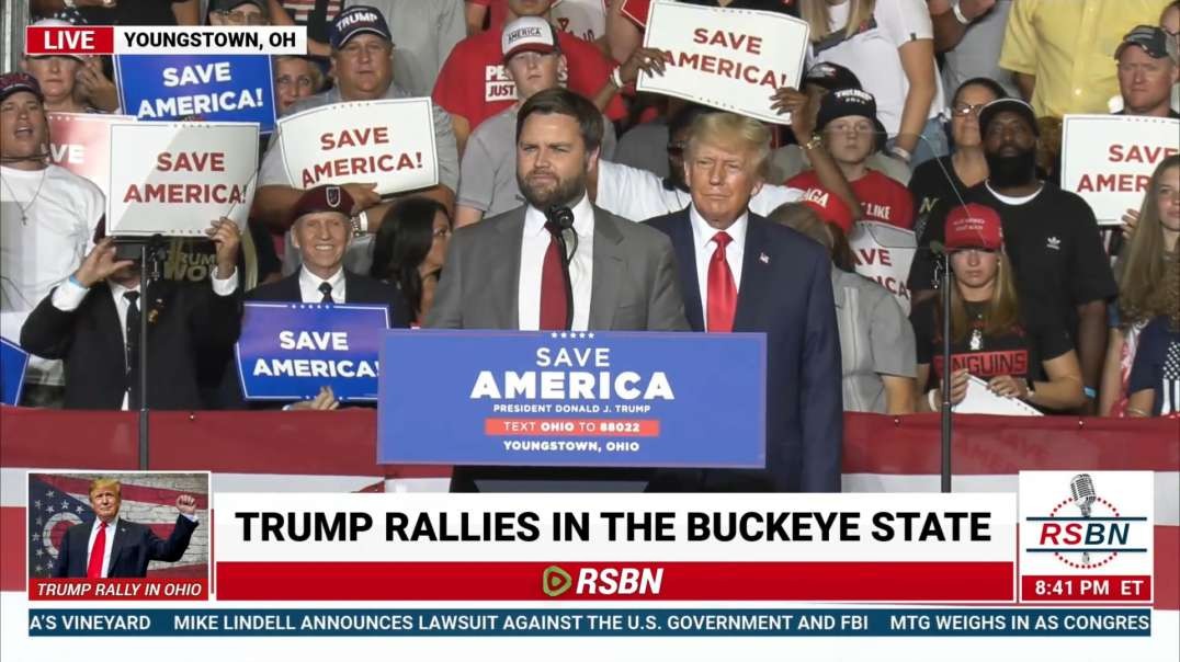 FULL RALLY in OHIO - TRUMP and JD VANCE vs TIM RYAN and NEW YORK TIMES ! re up