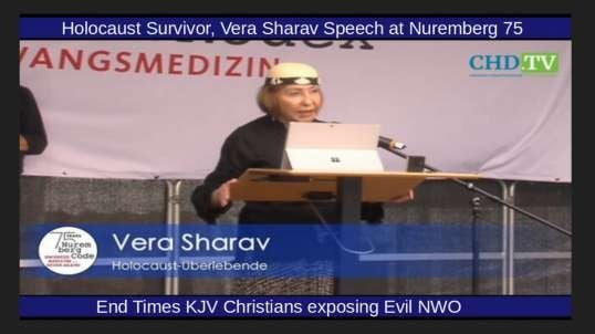 Holocaust Survivor, Vera Sharav Speech at Nuremberg 75
