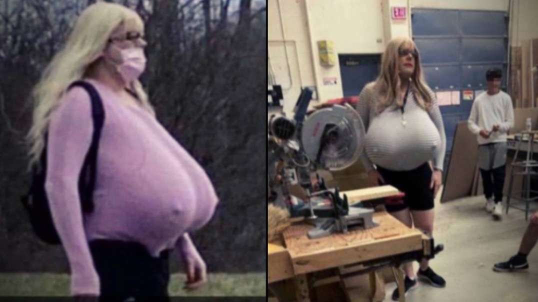 Viewer Discretion Advised- Canadian Children Subjected to Man with Grotesque Fake Breasts at Public School