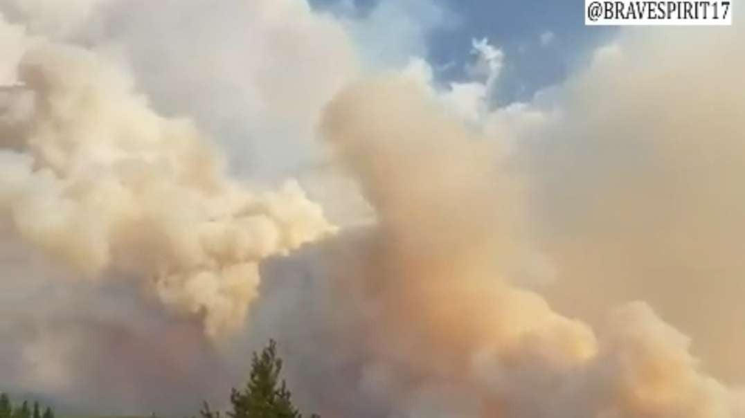 🔥Trail Ridge Fire: This Montana fire started on August 26th but has decided to continue today. .mp4