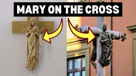 Catholic Blasphemy Of Putting Mary On The Cross