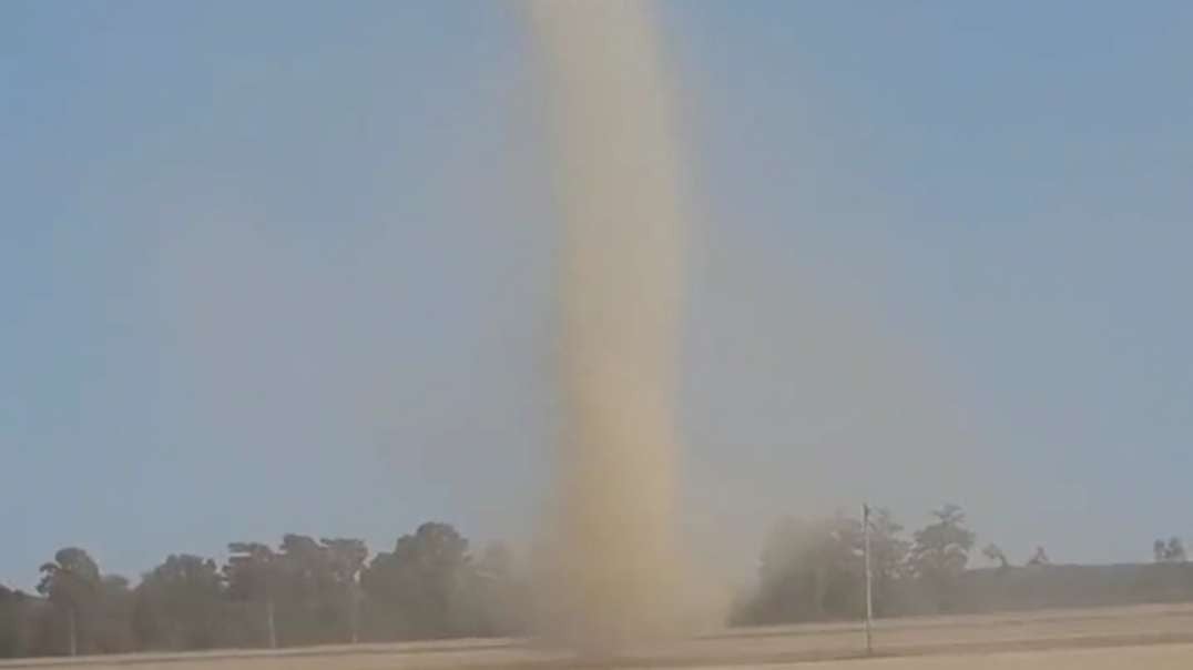 Dust swirl in Jackson County. Arkansas. USA .mp4
