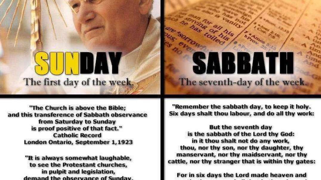 Sabbath worship services: Babylon's end time mark of the beast worship system