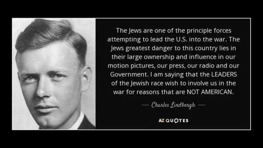 Charles Lindbergh and The Jews (circa Sept 1941), Sept 21, 2022