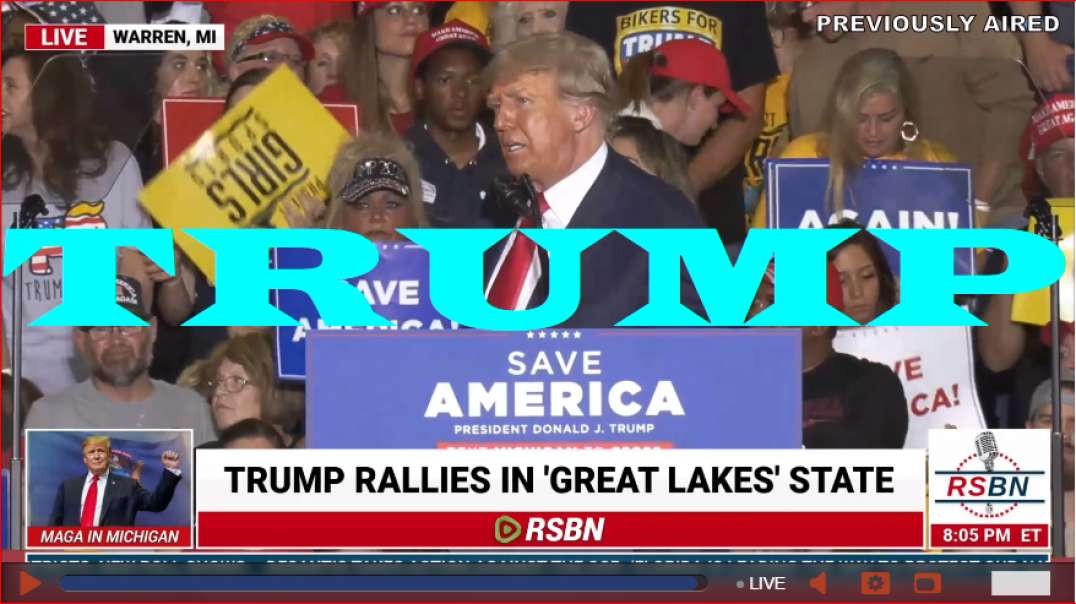 Warren Michigan Save America Rally with President Donald J. Trump