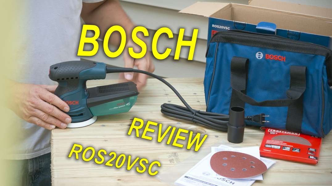 BOSCH 5 Inch DISK SANDER ROS20VSC Review