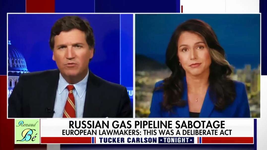 TULSI GABBARD EXPOSES BIDEN SABOTAGE OF RUSSIAN GAS PIPELINE AND DANGER OF NUCLEAR WAR