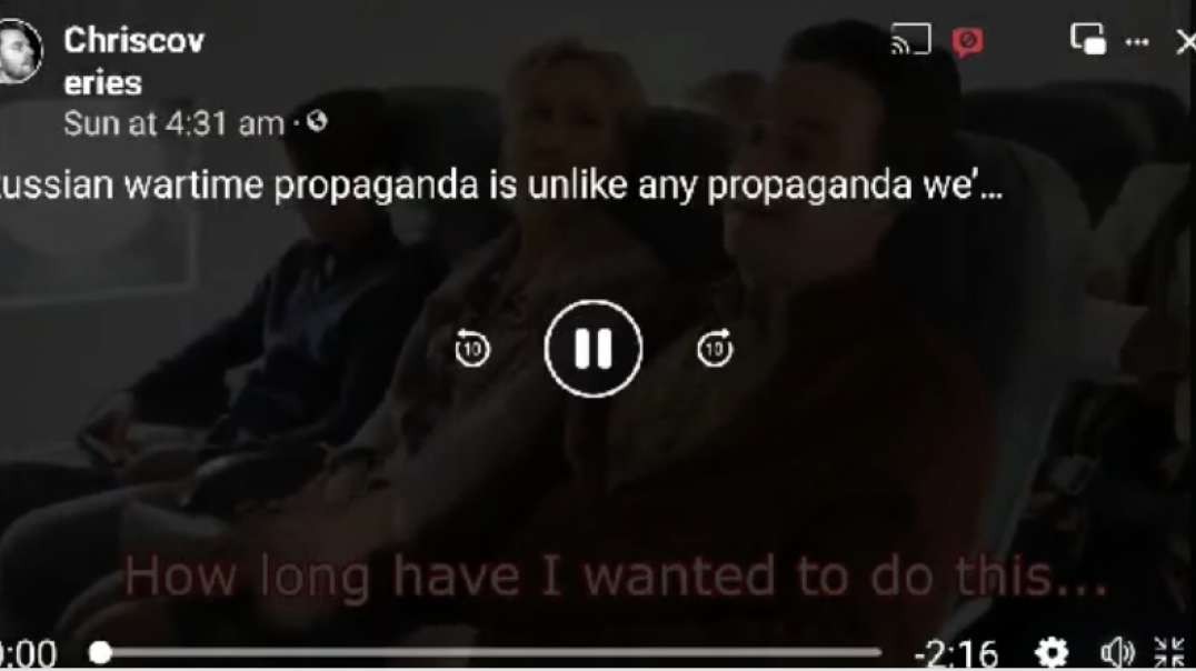 Russian Propaganda (Unfortunately, Not Wrong!)