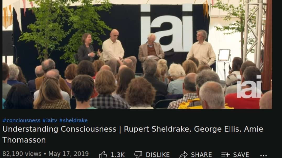 Understanding Consciousness Rupert Sheldrake- George Ellis- Amie Thomasson
