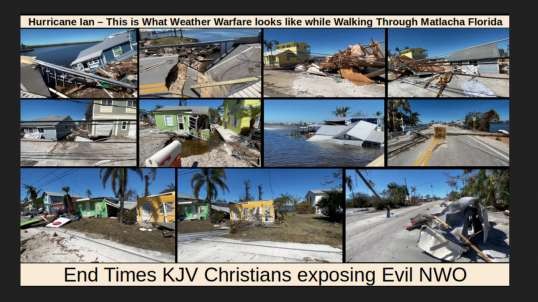 Hurricane Ian – This is What Weather Warfare looks like while Walking Through Matlacha Florida