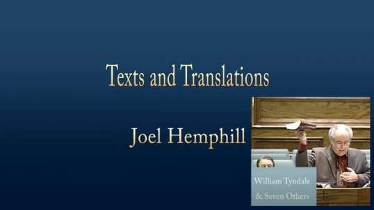 Texts and Translations - by Joel Hemphill