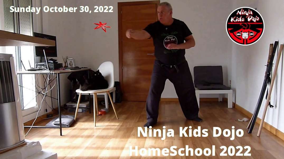 Ninja Kids Dojo HomeSchool 2022 (ep221030)  Sunday October 30, 2022