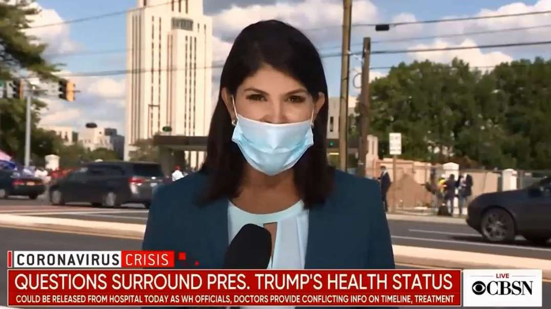 2yrs ago Coronavirus LIES. CBS Reporter Green Screen. LIES says on scene at hospital. Her cat In heat says it all..mp4