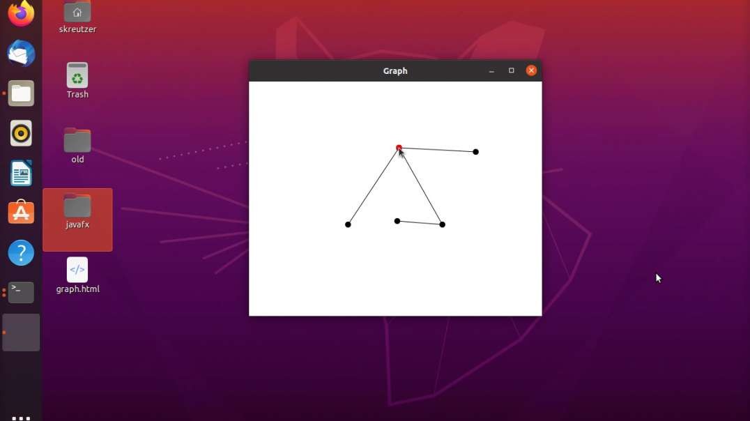 Graph Visualization with JavaFX and HTML5 Canvas