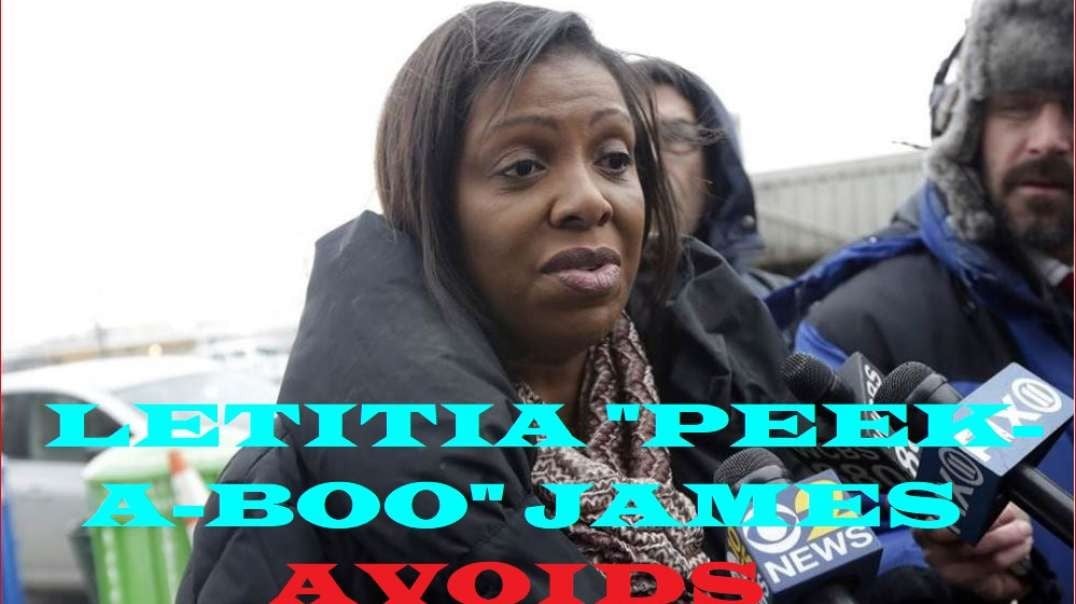 NY AG Letitia "Peek-A-Boo" James will NOT debate her GOP contender