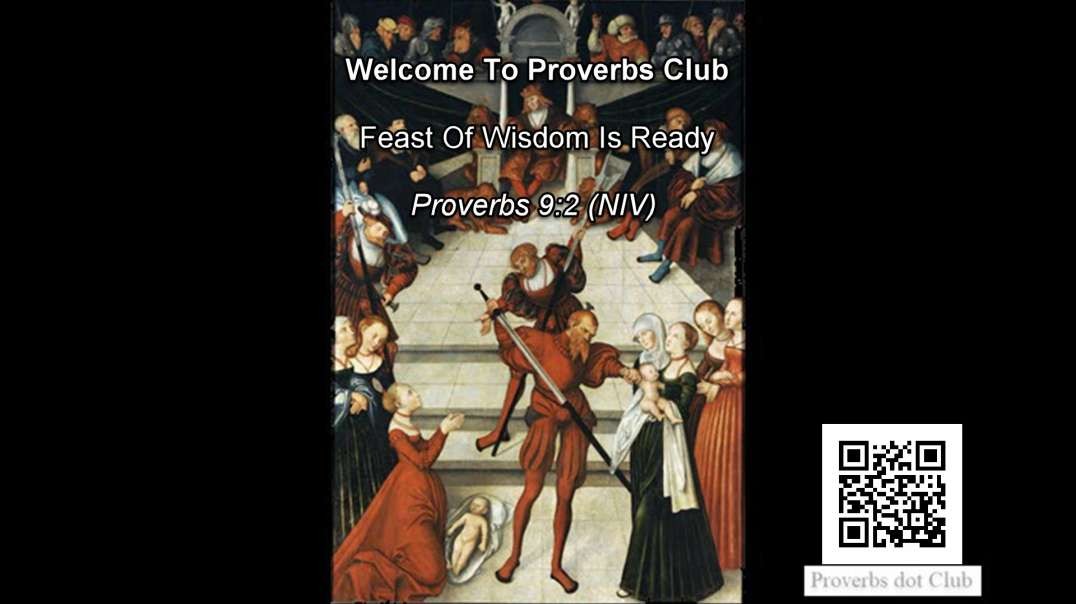 Feast Of Wisdom Is Ready - Proverbs 9:2