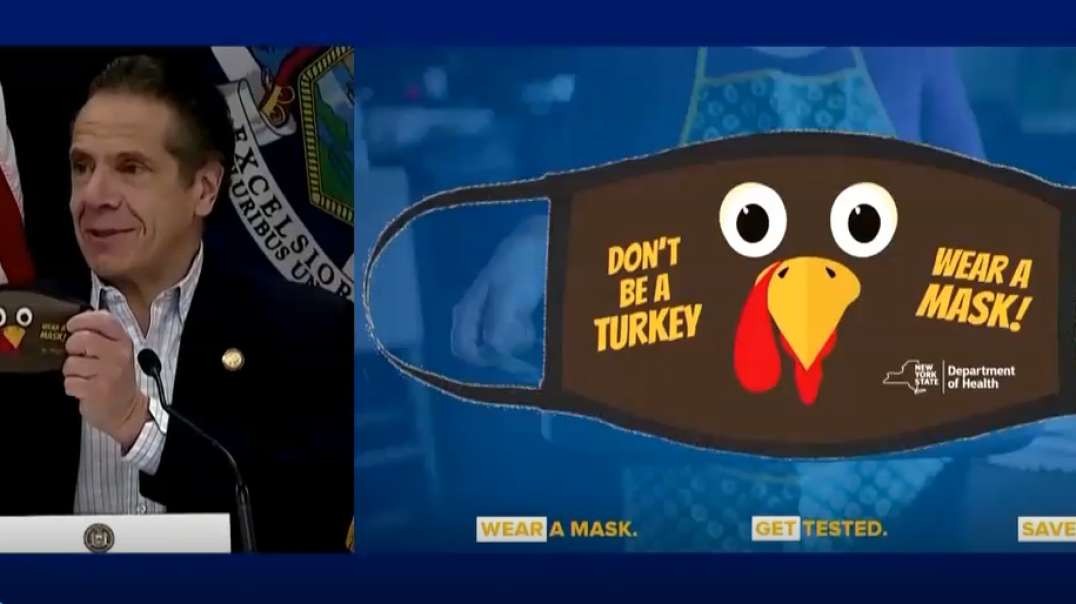 2yrs ago Thanksgiving NY Governor Cuomo Covid-19 Lockdowns Masks Quarantine.mp4