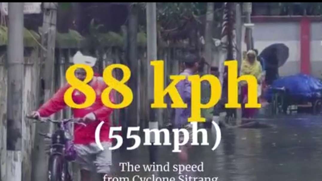 Deadly Cyclone Sitrang leaves millions without electricity in Bangladesh, 28 dead.mp4