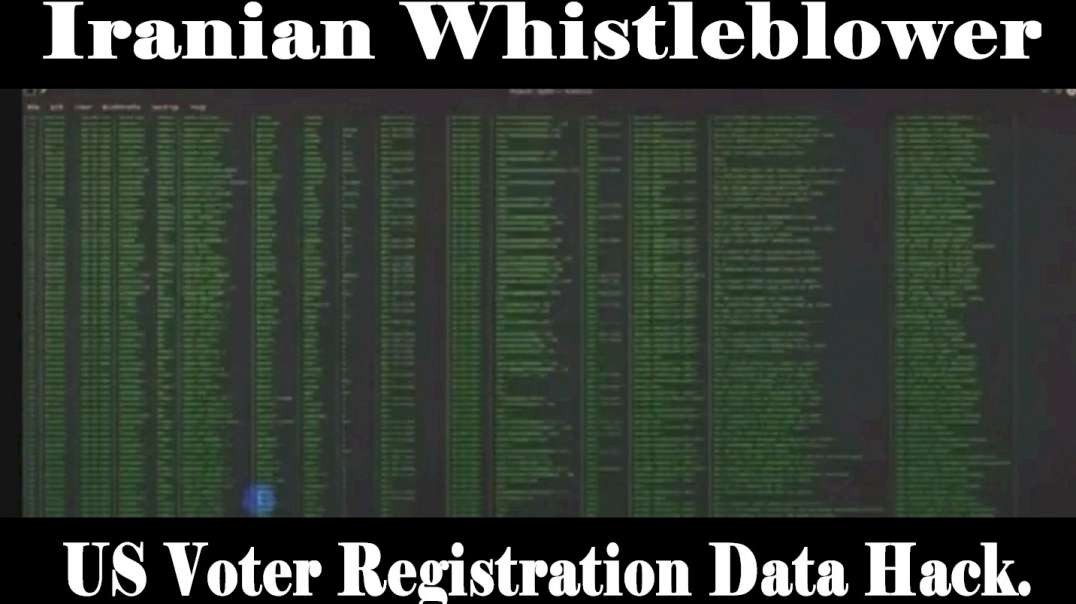 Iran Whistleblower US Voting Records Hacked & Cloned.mp4