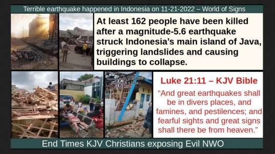 Terrible earthquake happened in Indonesia on 11-21-2022 – World of Signs