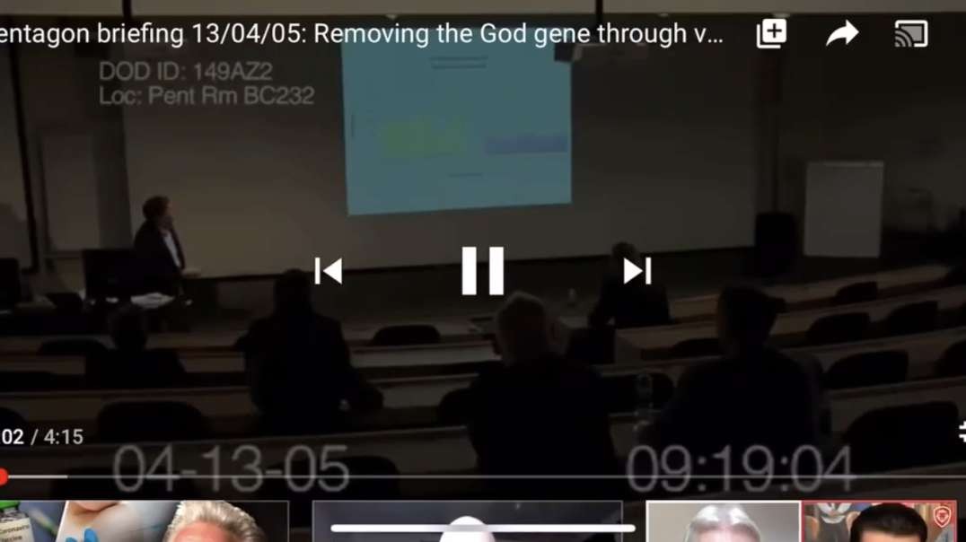 Pentagon Briefing - Removing God Gene from Humanity (13-04-05)