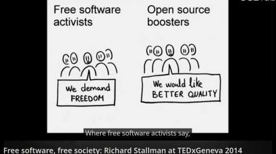 Stallman Free Software 2014  Another Defender of the Freedom of People from Freemasonry