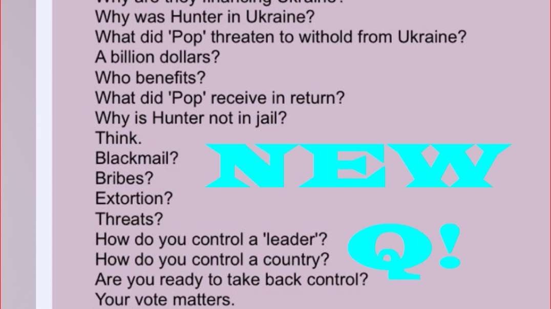 New Q post 11/06/2022 get out & vote in person red wave incoming