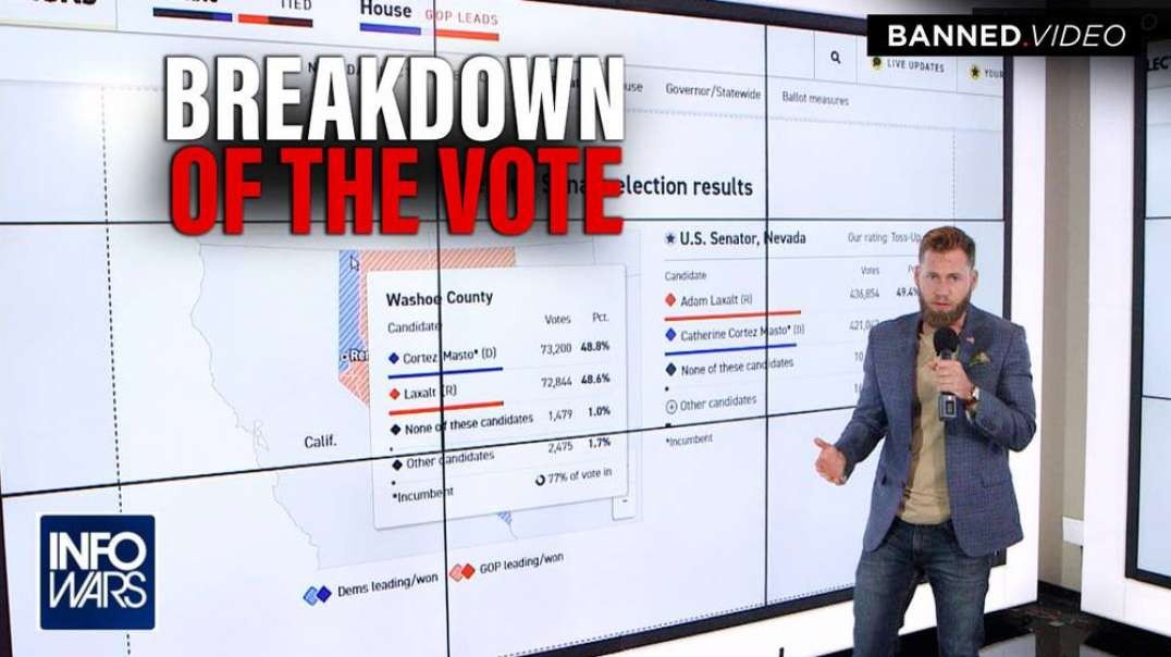 See the Map Breakdown of the Voting Results Across the Nation