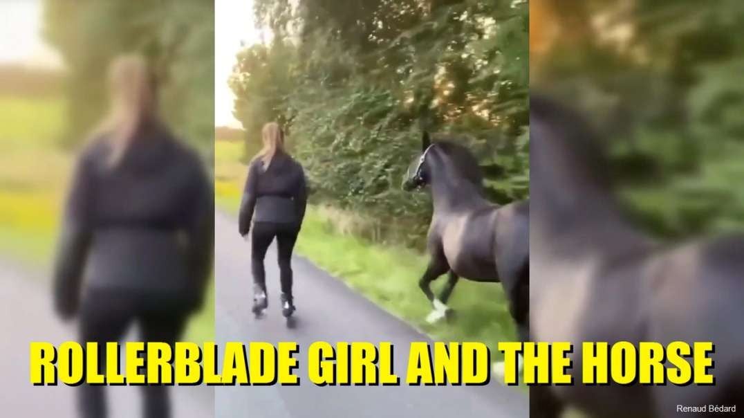 BAZZI - BEAUTIFUL - ROLLERBLADE GIRL AND THE HORSE