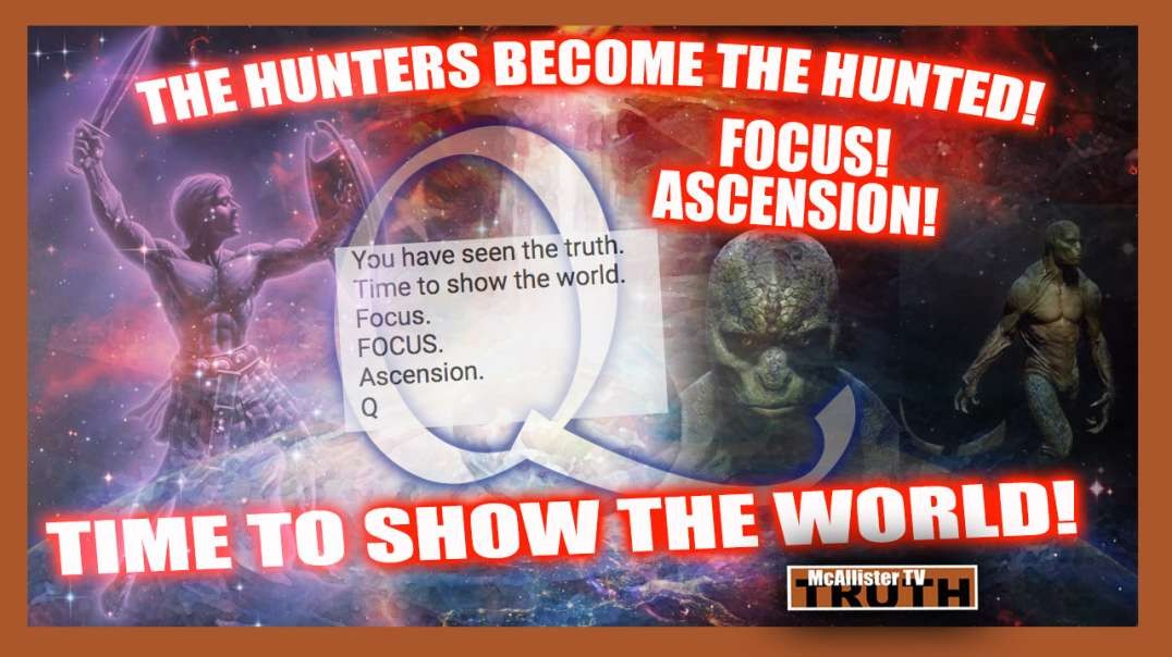 ASCENSION! FOCUS! MED BEDS! 5D! HUNTER BECOMES THE HUNTED!