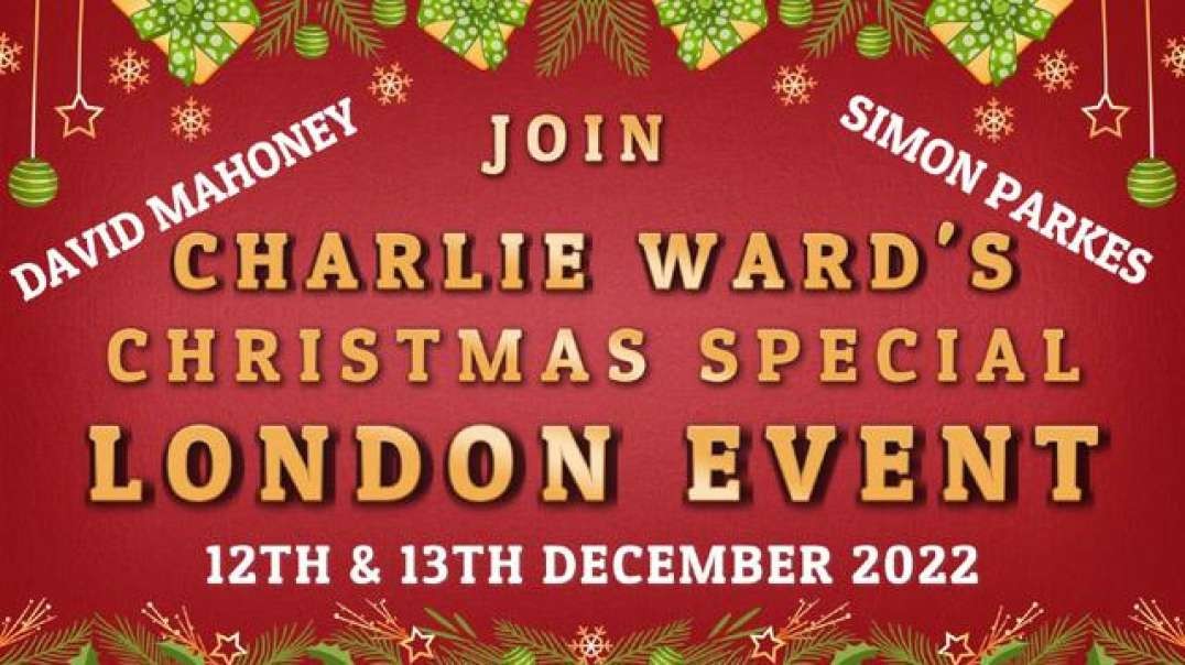 JOIN CHARLIE WARD'S CHRISTMAS SPECIAL LONDON EVENT WITH DAVID MAHONEY & SIMON PARKES