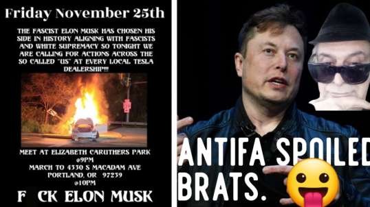 ANTIFA Plans Terrorist Attacks On Tesla. 😛