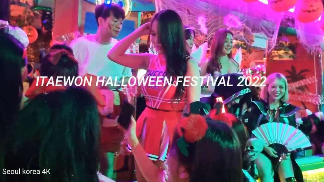 Seoul South Korea Oct 29th Itaewon Halloween Festival 2022 Stampede.mp4