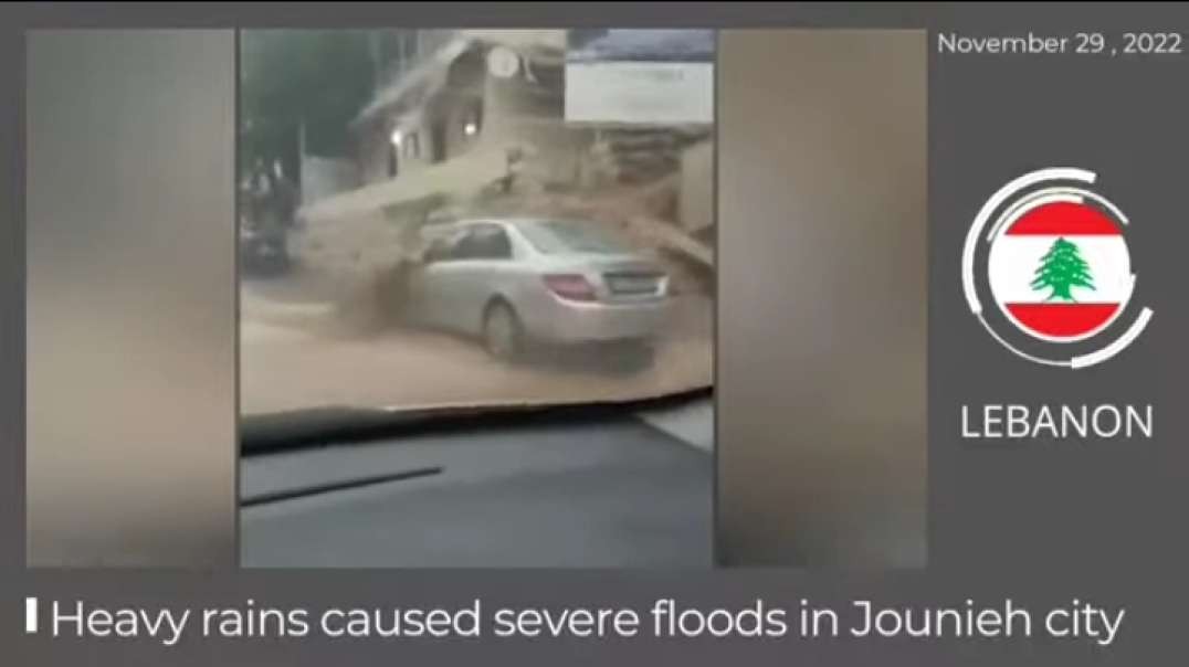 @lebanon _ Heavy rain caused severe floods in Jounieh and Kfar Hbab, in Kesrouan.mp4