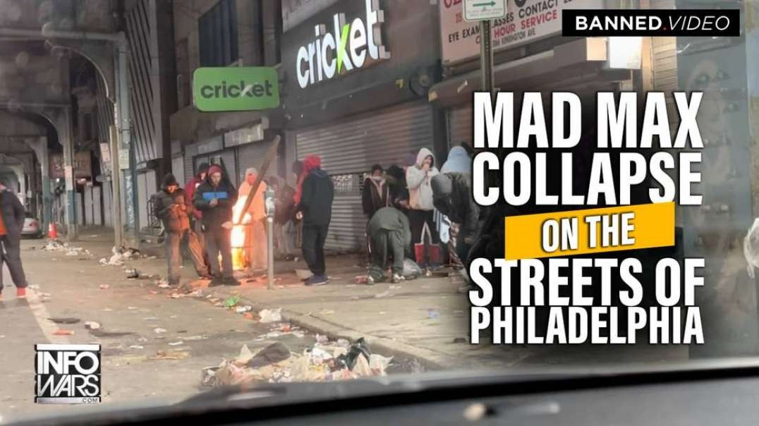 Investigative Reporter Exposes Leftist Run Philadelphia Reaching Mad Max Level Collapse