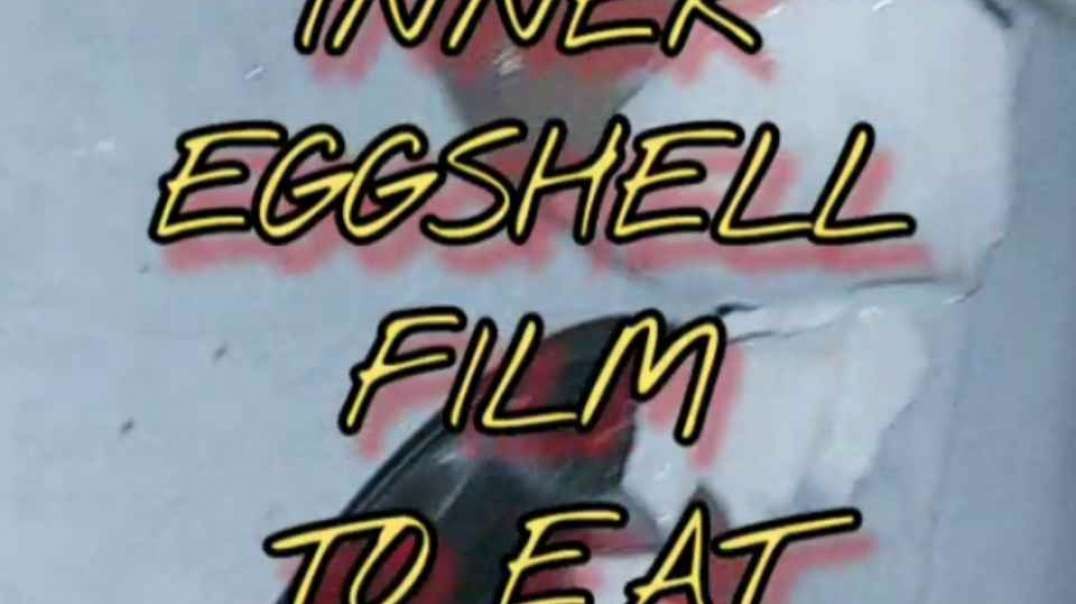 HOW I REMOVE INNER EGGSHELL FILM TO EAT LATER