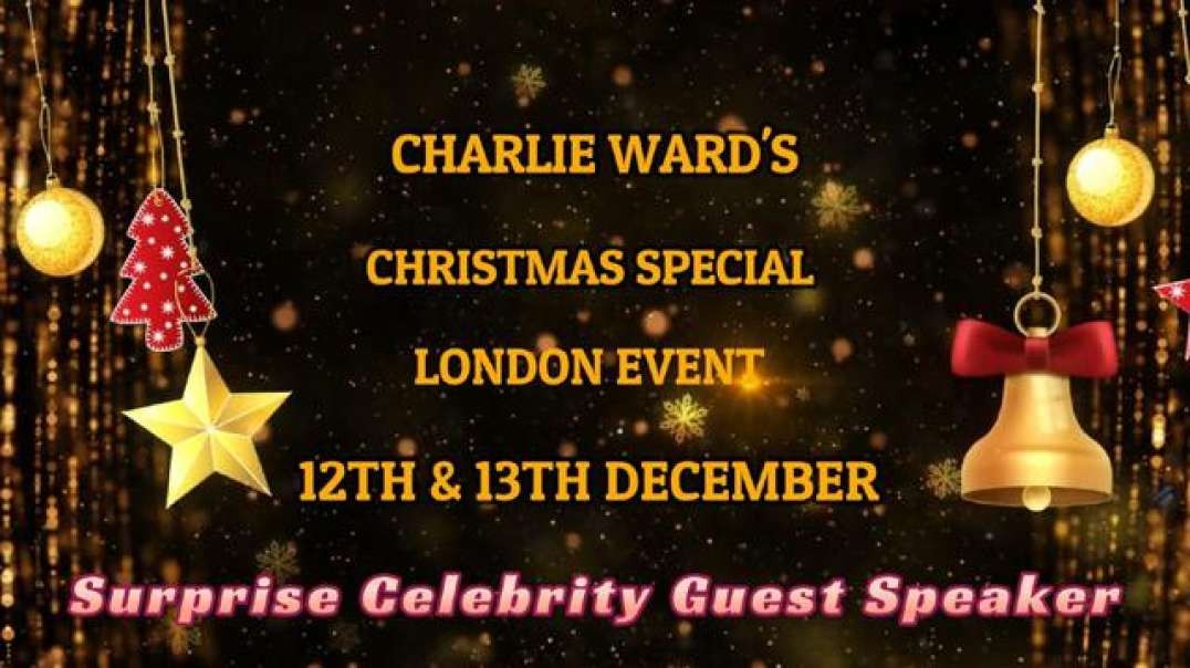 JOIN CHARLIE WARD, SIMON PARKES CHRISTMAS SPECIAL EVENT WITH OUR SPECIAL CELEBRITY GUEST SPEAKER
