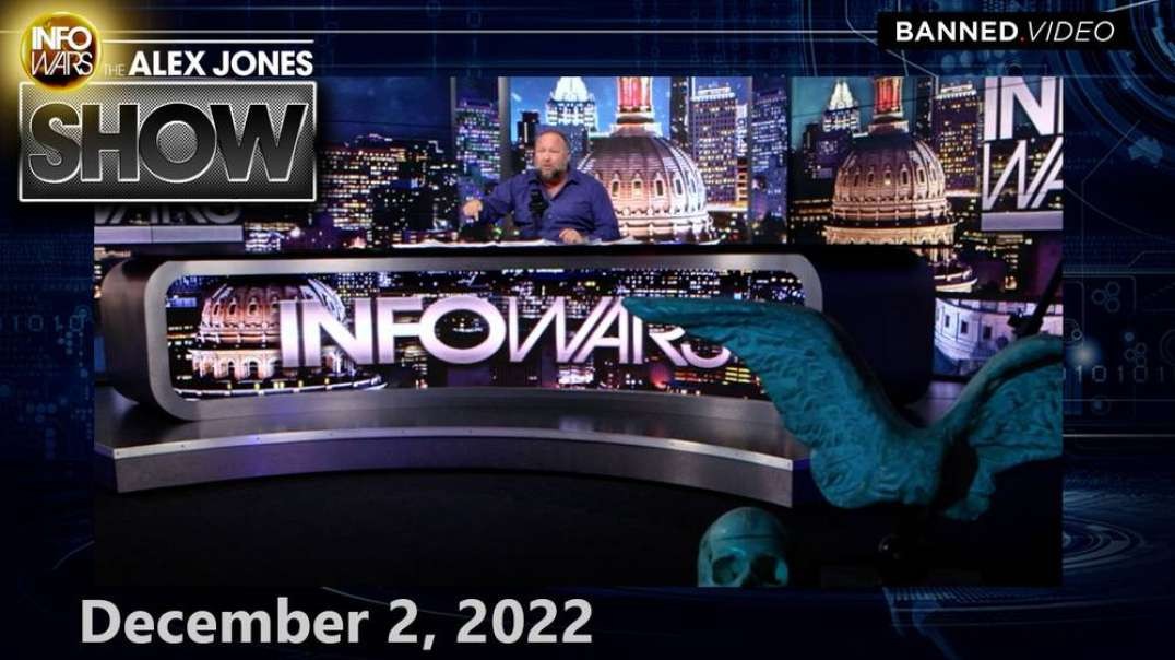 Friday LIVE: Alex Jones Responds to Ye West Interview That Triggered a Global FIRESTORM – Friday FULL SHOW 12/02/22