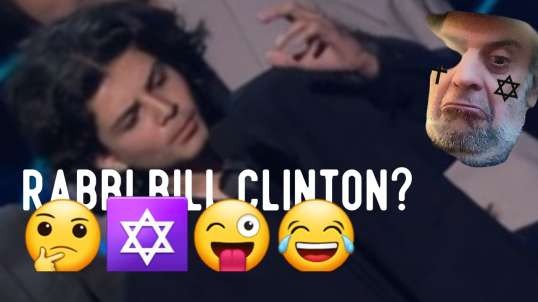 Since When Did Bill Clinton Become A Rabbi?  🤔✡😜😂