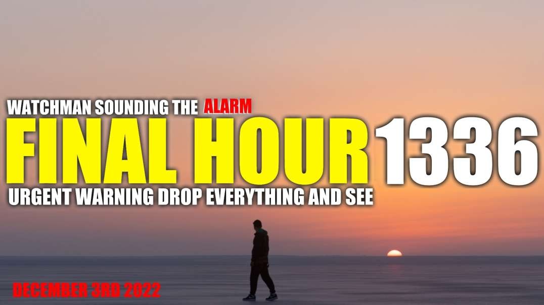 FINAL HOUR 1336 - URGENT WARNING DROP EVERYTHING AND SEE - WATCHMAN SOUNDING THE ALARM